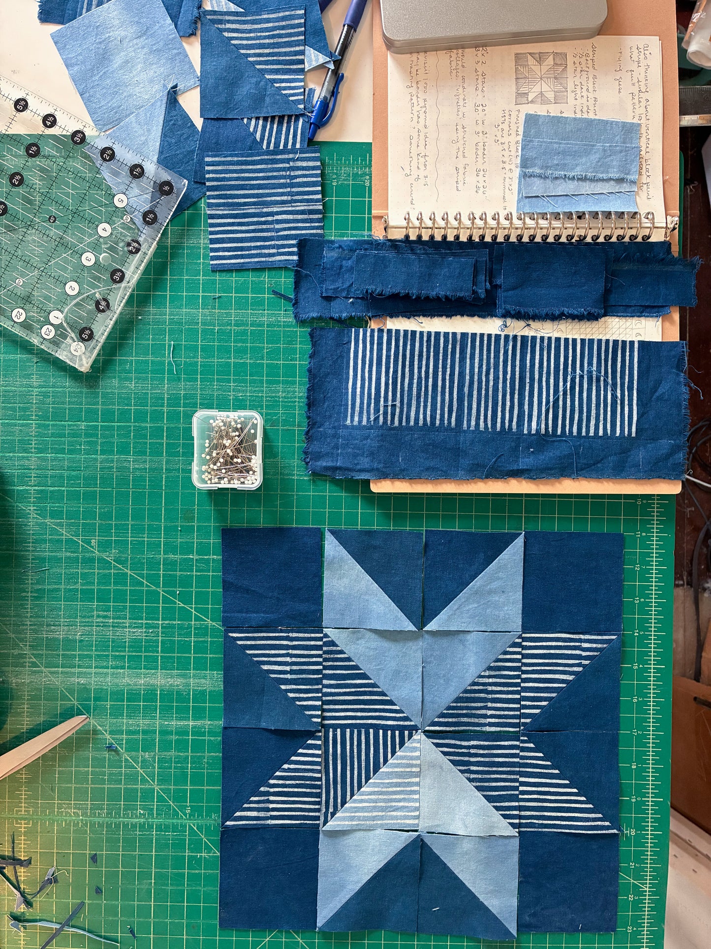 Striped Star Quilt