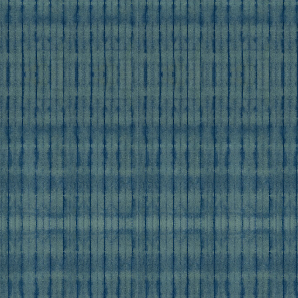 PLEAT STRIPE - Indigo + Osage