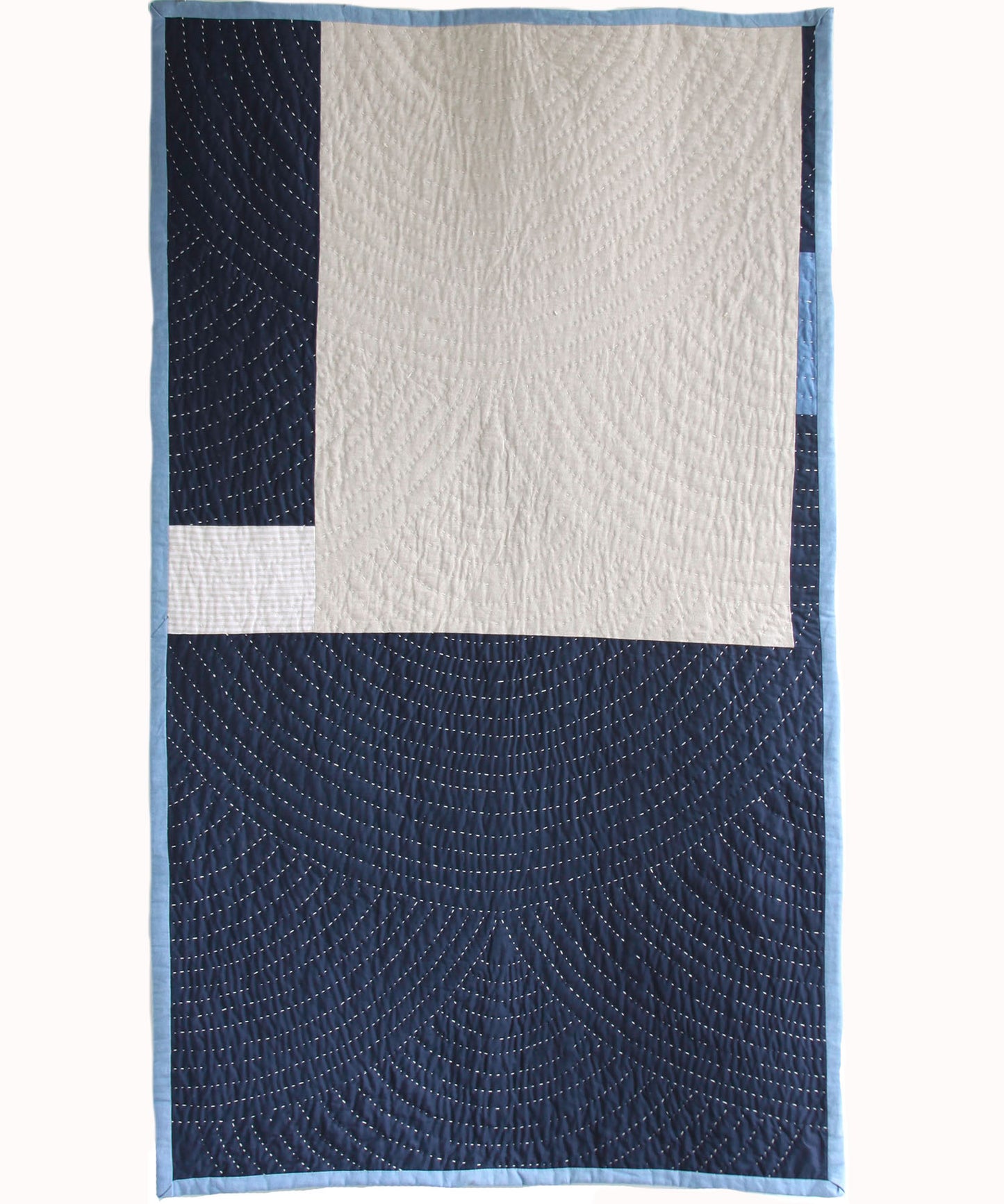 Indigo Arcs Quilt