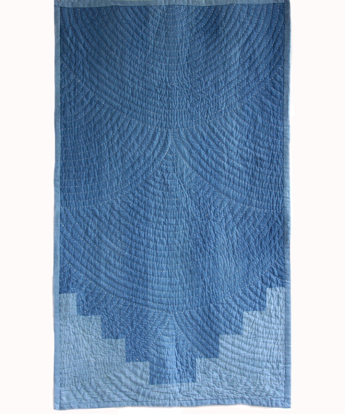 Indigo Arcs Quilt
