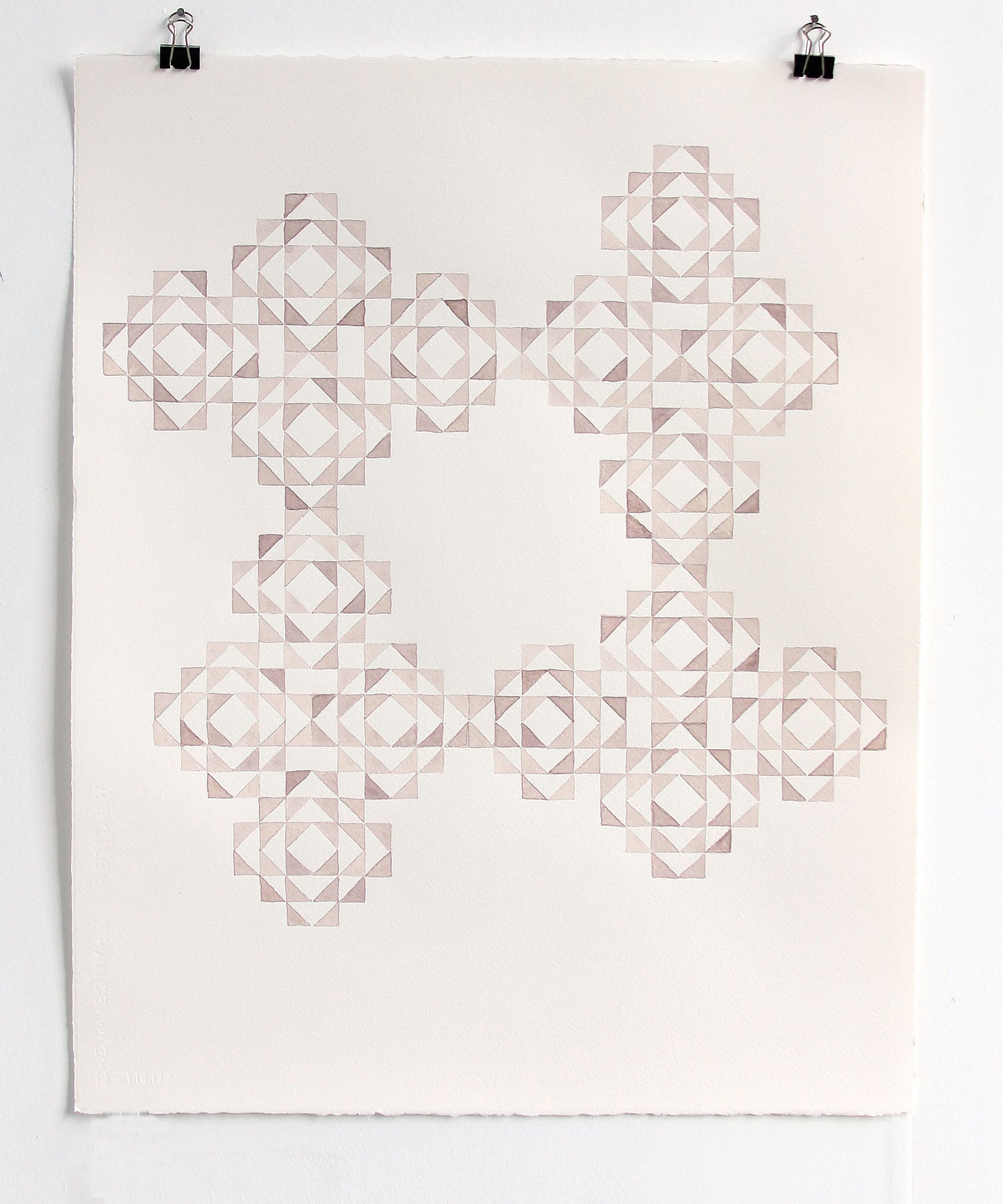 Lilacs Quilt Study 1