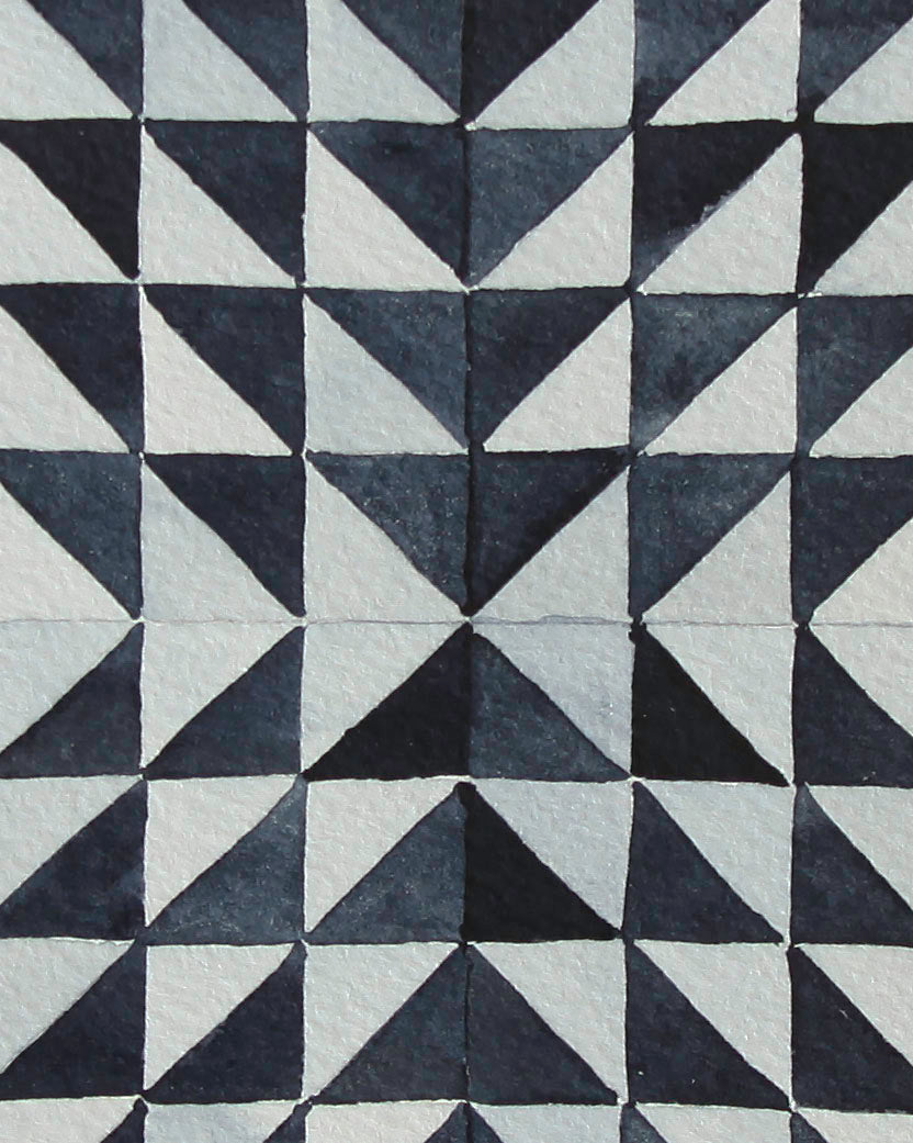 Indigo Quilt Study 6