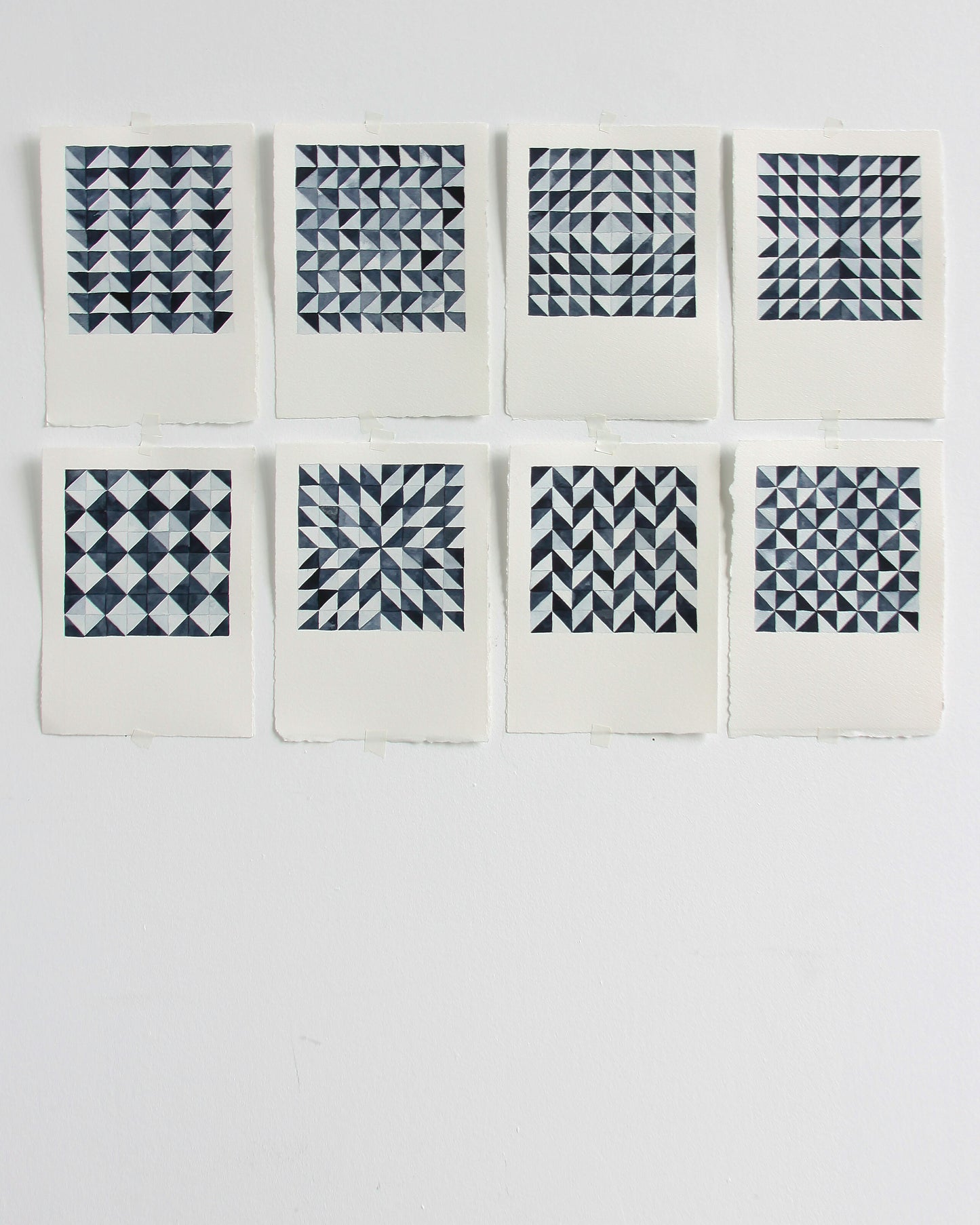Indigo Quilt Study 1
