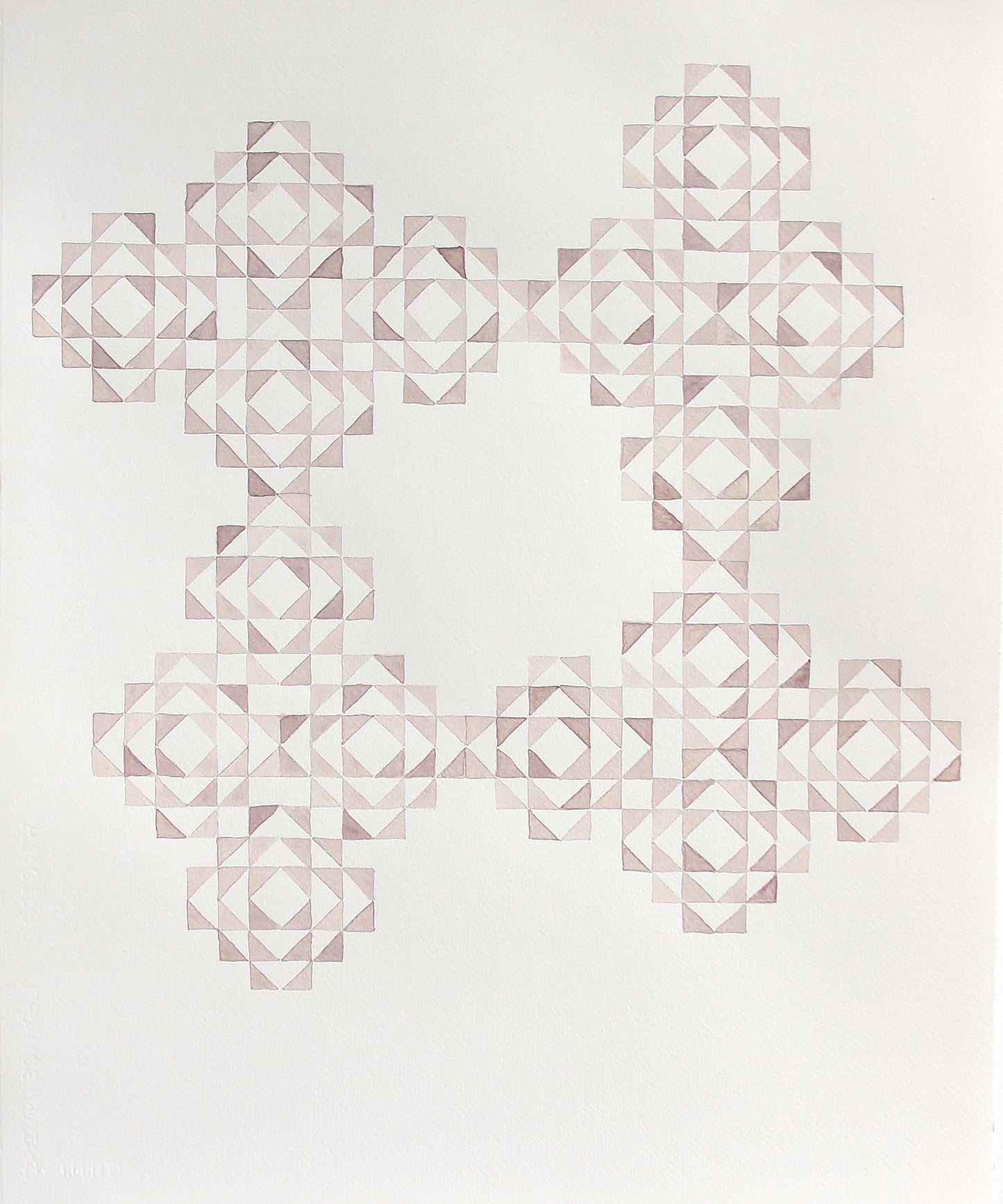 Lilacs Quilt Study 1