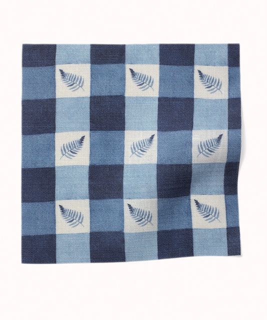 FERN GINGHAM - Indigo