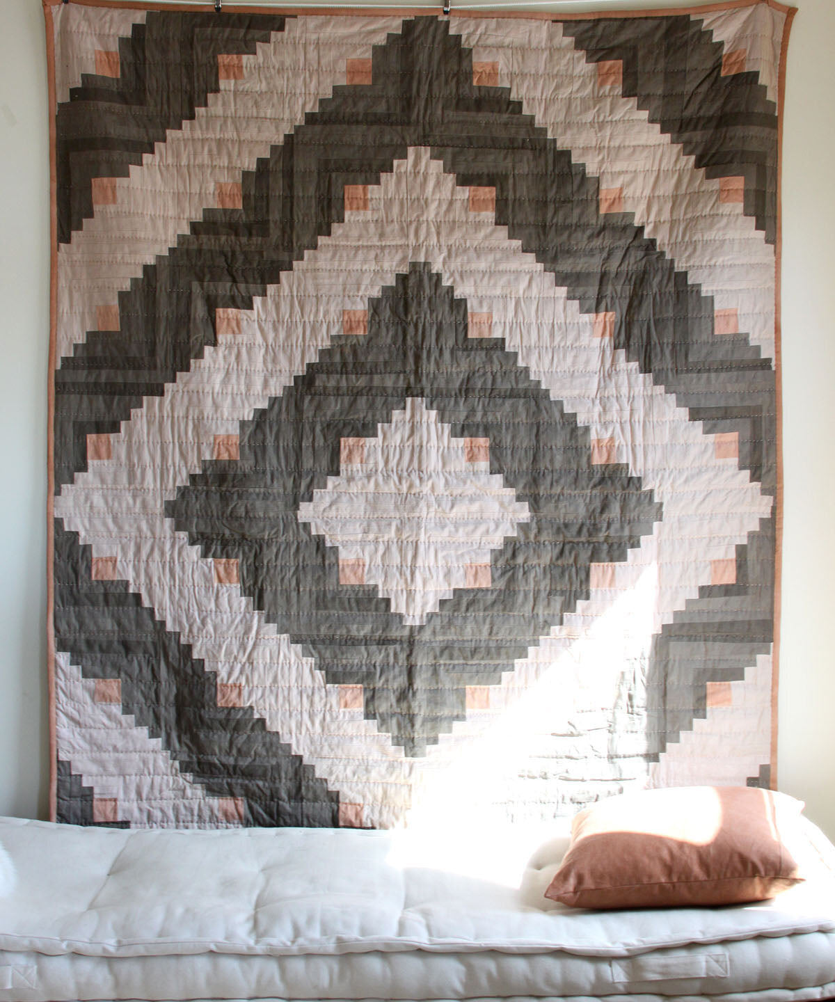 Log Cabin Diamond Quilt