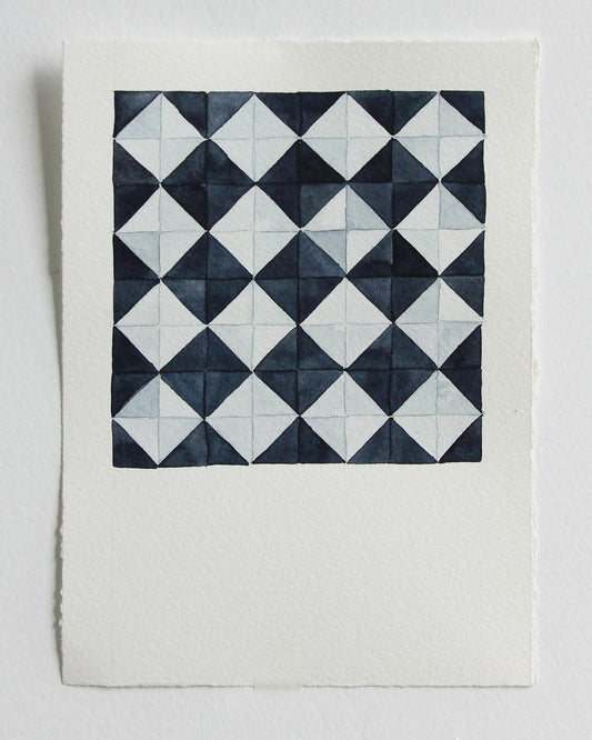Indigo Quilt Study 8