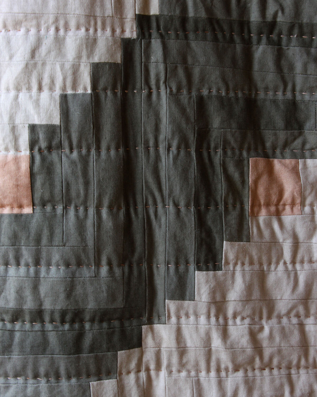 Log Cabin Diamond Quilt