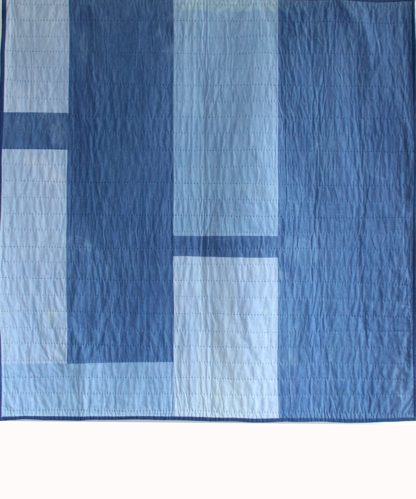 Monochromatic Courthouse Steps Quilt