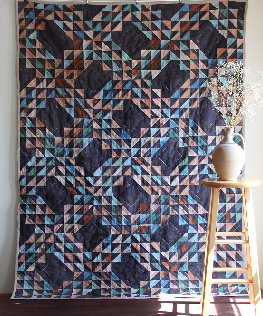 Ocean Waves Quilt (Currently on view at Verse Work/Shop)